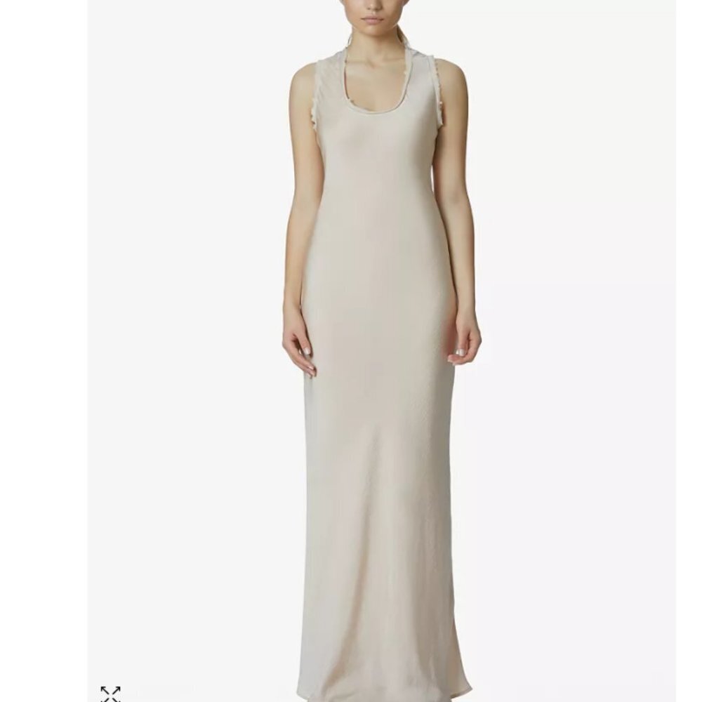 Avec Les Filles Washed Statin Bias Slip Maxi Dress Size: S New!‎ - Picture 2 of 11